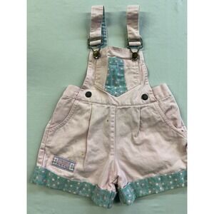 Vintage Girls Overall Shorts Seasons Brand Size 3T